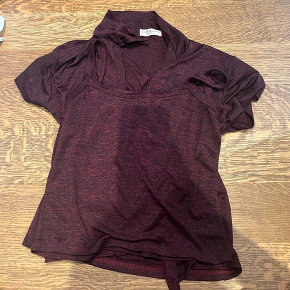 Really cute vintage matching set button up and tank top - Picture 4 of 4